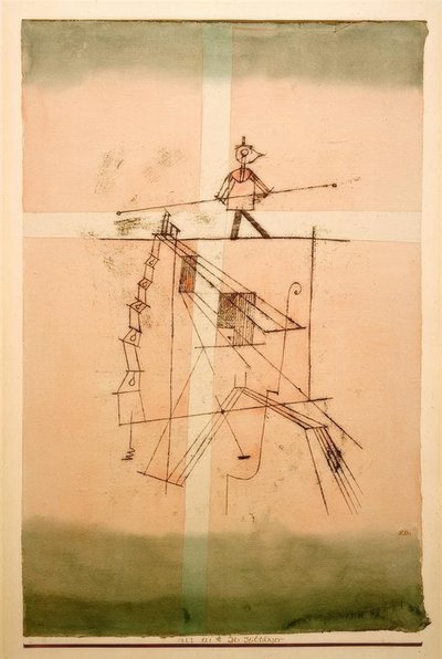 The Tightrope Walker by Paul Klee